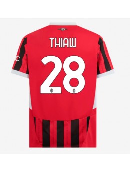 AC Milan Malick Thiaw #28 Domaci Dres 2024-25 Kratak Rukavima